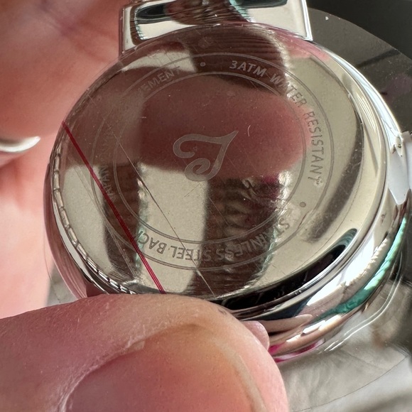 Stainless steel & Black Onyx  coil watch by Colleen Lopez - Picture 10 of 10